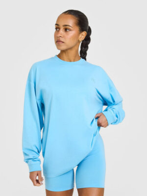 CLASSIC OVERSIZED LIGHTWEIGHT LONG SLEEVE TOP