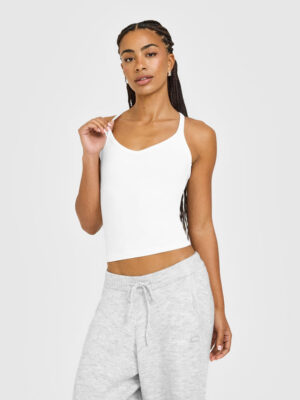 COTTON RACER BACK FITTED VEST