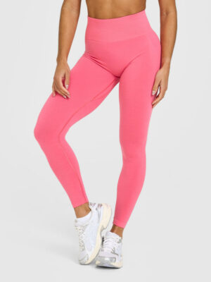 EFFORTLESS SEAMLESS LEGGINGS WITH WHITE LOGO
