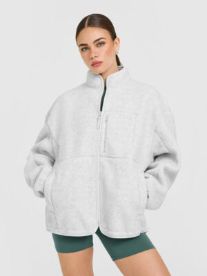 FLEECE JACKET WITH CHEST POCKET