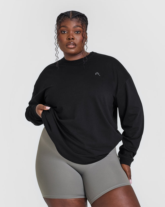 CLASSIC OVERSIZED LIGHTWEIGHT LONG SLEEVE TOP