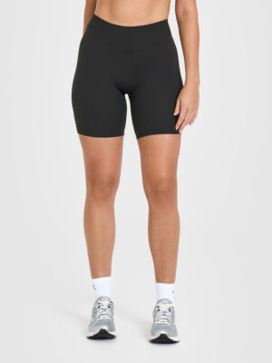 SOFTMOTION CYCLING SHORTS 8" WITH WHITE LOGO