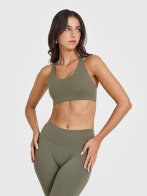 SOFTMOTION SPORTS BRA WITH WHITE LOGO