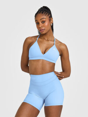 EASYLIFT ULTRA MINIMAL V NECK BRALETTE WITH WHITE LOGO