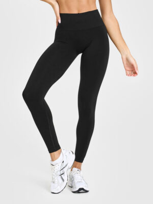 EFFORTLESS SEAMLESS LEGGINGS WITH WHITE LOGO