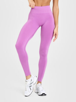 EFFORTLESS SEAMLESS LEGGINGS WITH WHITE LOGO