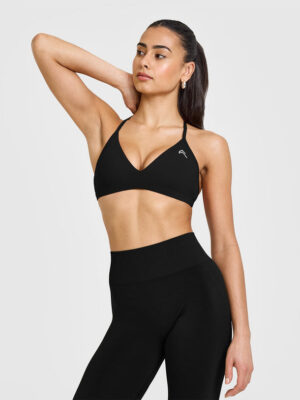 EASYLIFT ULTRA MINIMAL V NECK BRALETTE WITH WHITE LOGO
