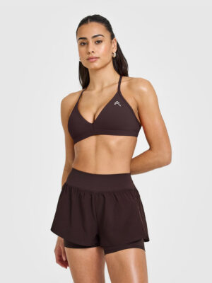 EASYLIFT ULTRA MINIMAL V NECK BRALETTE WITH WHITE LOGO