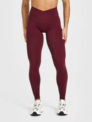 UNIFIED WRAP LEGGINGS WHITE LOGO
