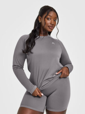 GO TO SEAMLESS LOOSE LONG SLEEVE TOP