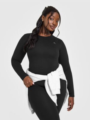 COTTON ICON LONG SLEEVE TOP