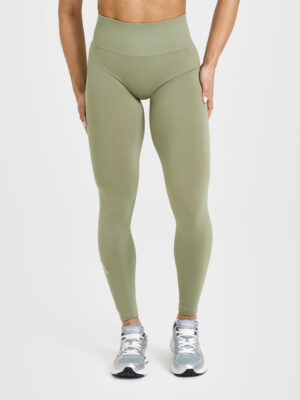 EFFORTLESS SEAMLESS LEGGINGS WITH WHITE LOGO