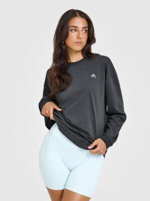 CLASSIC OVERSIZED LIGHTWEIGHT LONG SLEEVE TOP