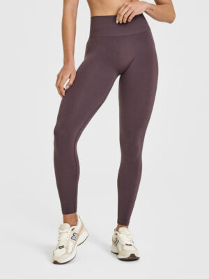 EFFORTLESS SEAMLESS LEGGINGS WITH WHITE LOGO