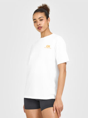 CLASSIC OVERSIZED LIGHTWEIGHT T-SHIRT WITH PRINTED GRAPHIC