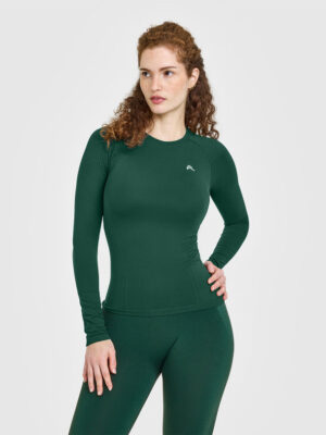 GO TO SEAMLESS FITTED LONG SLEEVE TOP
