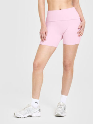 SOFTMOTION FOLD OVER SHORTS 6" WITH WHITE LOGO