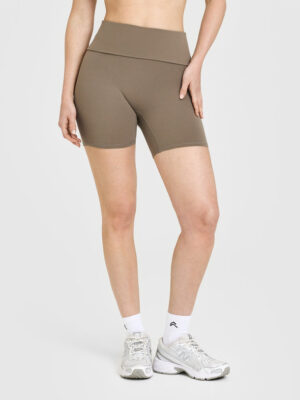 SOFTMOTION FOLD OVER SHORTS 6" WITH WHITE LOGO