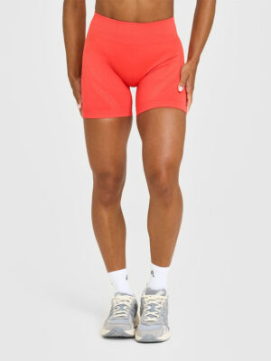 ENHANCELIFT SEAMLESS SHORTS WITH WHITE LOGO