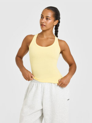 COTTON FITTED TANK TOP