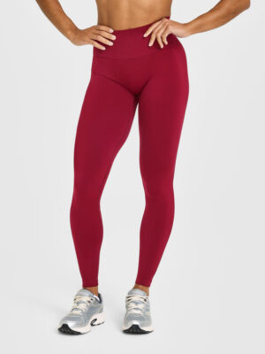 EFFORTLESS SEAMLESS LEGGINGS WITH WHITE LOGO