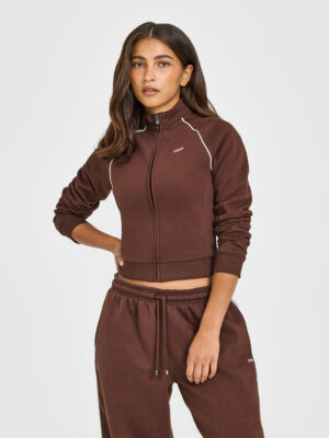 JERSEY TRACKSUIT ZIP UP JACKET