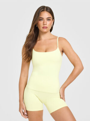 SOFTMOTION STRAPPY TANK TOP WITH BUILT IN BRA SHELF