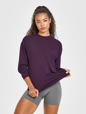 CLASSIC OVERSIZED LIGHTWEIGHT LONG SLEEVE TOP