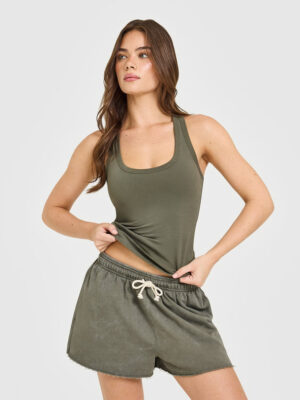 COTTON FITTED TANK TOP