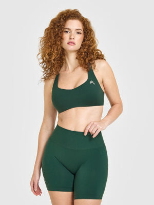 EASYLIFT CROSS BACK SPORTS BRA WITH WHITE LOGO