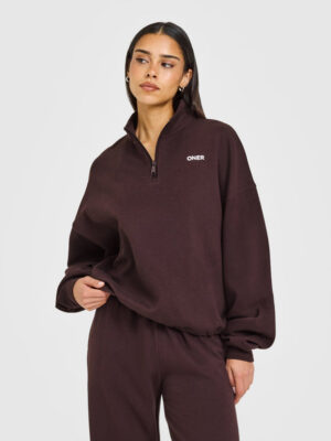 MID WEIGHT 1/4 ZIP SWEATSHIRT