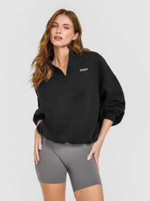 MID WEIGHT 1/4 ZIP SWEATSHIRT