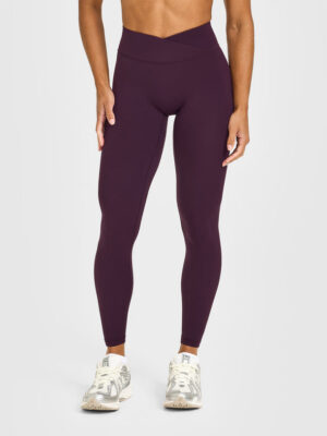 UNIFIED WRAP LEGGINGS WHITE LOGO