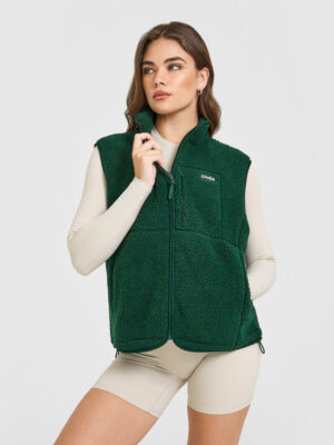 FLEECE VEST WITH CHEST POCKET