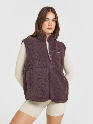 FLEECE VEST WITH CHEST POCKET