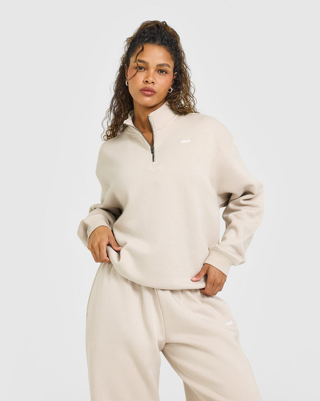 OUTDOOR_ACTIVE_REST_DAY_FOUNDATIONS_OVERSIZED_1-4_ZIP_SWEATSHIRT_SAND_250828_PDP_1440x1800_01_ff266658-3b0f-4c2f-833f-c6cda2d0b4a7_650x.jpg