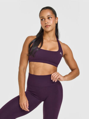 EASYLIFT HALTER BRALETTE WITH WHITE LOGO