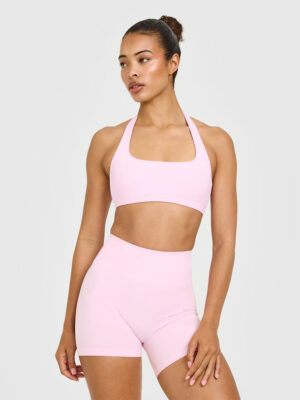 EASYLIFT HALTER BRALETTE WITH WHITE LOGO