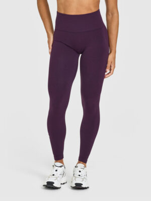 EFFORTLESS SEAMLESS LEGGINGS WITH WHITE LOGO