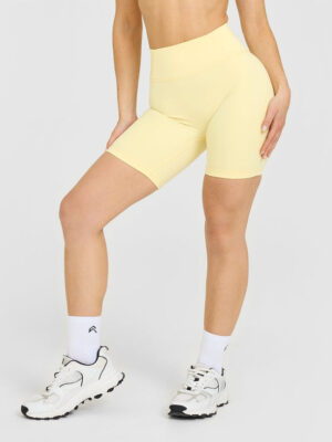 TIMELESS HIGH WAISTED SHORTS WITH WHITE LOGO