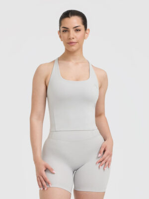 TIMELESS SQUARE NECK MID TANK TOP