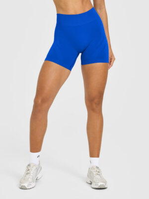 ENHANCELIFT SEAMLESS SHORTS WITH WHITE LOGO